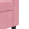 vidaXL - Driezitsbank - 180 - cm - fluweel - roze