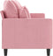 vidaXL - Driezitsbank - 180 - cm - fluweel - roze