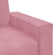 vidaXL - Driezitsbank - 180 - cm - fluweel - roze
