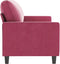 vidaXL - Driezitsbank - 180 - cm - fluweel - wijnrood