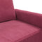 vidaXL - Driezitsbank - 180 - cm - fluweel - wijnrood