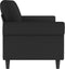 vidaXL - Driezitsbank - 180 - cm - fluweel - zwart