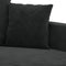 vidaXL - Driezitsbank - 180 - cm - fluweel - zwart