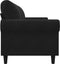 vidaXL - Driezitsbank - 180 - cm - fluweel - zwart