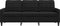 vidaXL - Driezitsbank - 180 - cm - fluweel - zwart