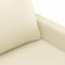 vidaXL - Driezitsbank - 180 - cm - kunstleer - crèmekleurig
