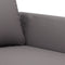 vidaXL - Driezitsbank - 180 - cm - kunstleer - grijs