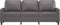 vidaXL - Driezitsbank - 180 - cm - kunstleer - grijs