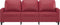 vidaXL - Driezitsbank - 180 - cm - kunstleer - wijnrood