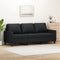 vidaXL - Driezitsbank - 180 - cm - kunstleer - zwart