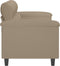 vidaXL - Driezitsbank - 180 - cm - microvezelstof - taupe
