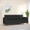 vidaXL - Driezitsbank - 180 - cm - microvezelstof - zwart