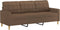 vidaXL - Driezitsbank - 180 - cm - stof - bruin