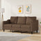 vidaXL - Driezitsbank - 180 - cm - stof - bruin