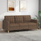 vidaXL - Driezitsbank - 180 - cm - stof - bruin