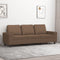 vidaXL - Driezitsbank - 180 - cm - stof - bruin