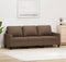 vidaXL - Driezitsbank - 180 - cm - stof - bruin