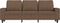 vidaXL - Driezitsbank - 180 - cm - stof - bruin
