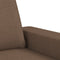 vidaXL - Driezitsbank - 180 - cm - stof - bruin