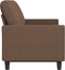 vidaXL - Driezitsbank - 180 - cm - stof - bruin