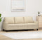 vidaXL - Driezitsbank - 180 - cm - stof - crèmekleurig