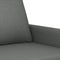vidaXL - Driezitsbank - 180 - cm - stof - donkergrijs