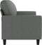 vidaXL - Driezitsbank - 180 - cm - stof - donkergrijs