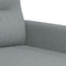 vidaXL - Driezitsbank - 180 - cm - stof - lichtgrijs