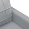vidaXL - Driezitsbank - 180 - cm - stof - lichtgrijs