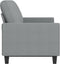vidaXL - Driezitsbank - 180 - cm - stof - lichtgrijs