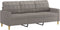 vidaXL - Driezitsbank - 180 - cm - stof - taupe