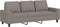 vidaXL - Driezitsbank - 180 - cm - stof - taupe