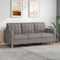 vidaXL - Driezitsbank - 180 - cm - stof - taupe