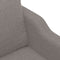 vidaXL - Driezitsbank - 180 - cm - stof - taupe