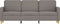 vidaXL - Driezitsbank - 180 - cm - stof - taupe