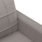 vidaXL - Driezitsbank - 180 - cm - stof - taupe