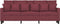vidaXL - Driezitsbank - 180 - cm - stof - wijnrood