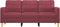 vidaXL - Driezitsbank - 180 - cm - stof - wijnrood
