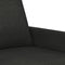 vidaXL - Driezitsbank - 180 - cm - stof - zwart