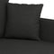 vidaXL - Driezitsbank - 180 - cm - stof - zwart