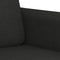 vidaXL - Driezitsbank - 180 - cm - stof - zwart