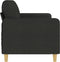 vidaXL - Driezitsbank - 180 - cm - stof - zwart