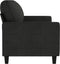 vidaXL - Driezitsbank - 180 - cm - stof - zwart
