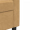 vidaXL - Driezitsbank - 210 - cm - fluweel - bruin