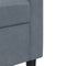 vidaXL - Driezitsbank - 210 - cm - fluweel - donkergrijs