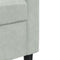 vidaXL - Driezitsbank - 210 - cm - fluweel - lichtgrijs