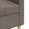 vidaXL - Driezitsbank - 210 - cm - stof - taupe