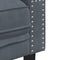 vidaXL - Driezitsbank - Chesterfield-stijl - en - bolsters - fluweel - donkergrijs