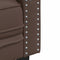 vidaXL - Driezitsbank - Chesterfield-stijl - kunstleer - bruin