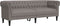 vidaXL - Driezitsbank - Chesterfield-stijl - stof - taupe